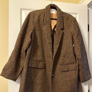 Brown oversized blazer
